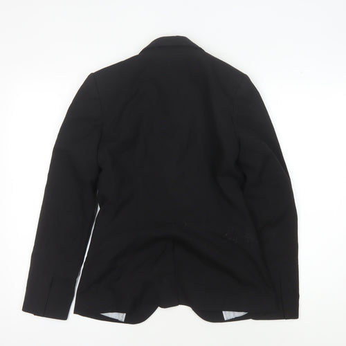 H&M Women's Black Blazer Size 8 Regular Fit
