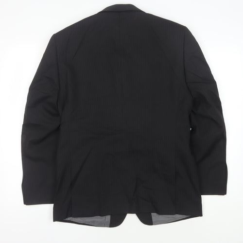 Next Men's Black Regular Fit Suit Jacket 38S