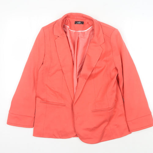 Wallis Women's Red Blazer, UK 10, Regular Fit Casual
