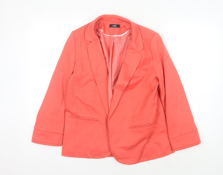 Wallis Women's Red Blazer, UK 10, Regular Fit Casual