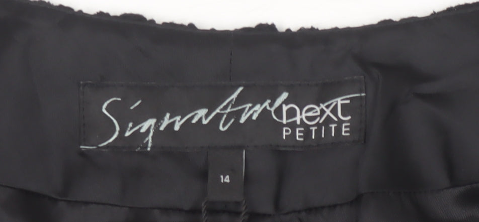 Next Signature Petite Black Lace Jacket, Size 14, Formal Wear