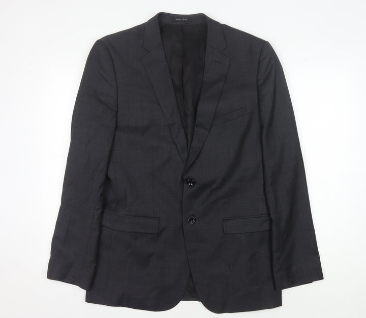 Zara Men's Black Blazer, Size 42, Formal Style
