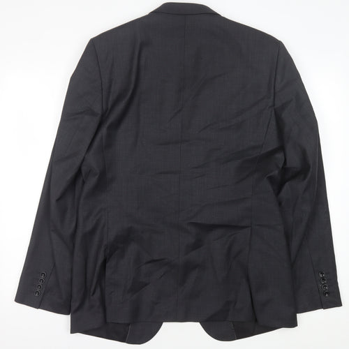 Zara Men's Black Blazer, Size 42, Formal Style