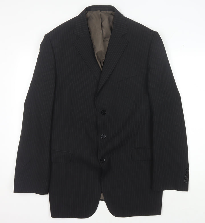 Marks and Spencer Black Blazer, Men, Size 44L