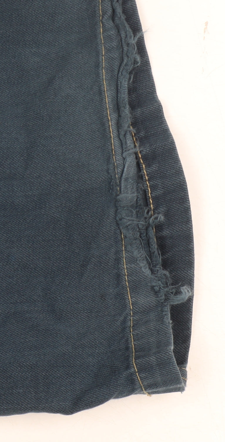 South Women's Blue Wide-Leg Jeans Size 18 Plus