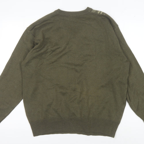 Gabicci Men's Green XL Pullover Jumper