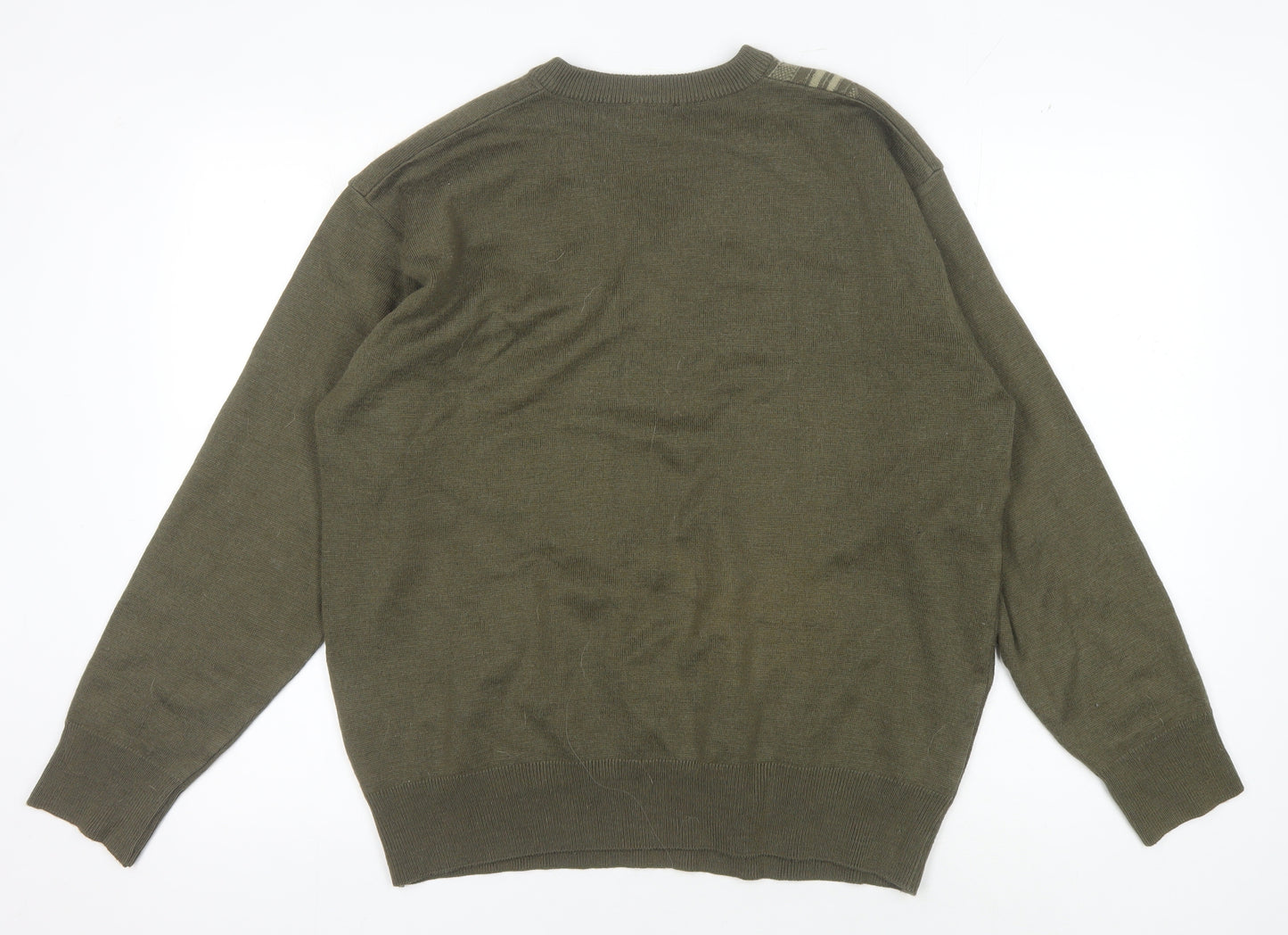 Gabicci Men's Green XL Pullover Jumper