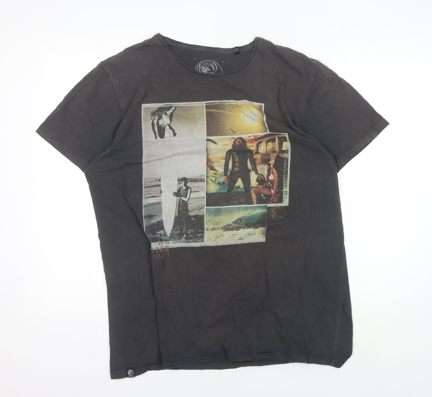 O'Neill Men's Black XL Graphic Print T-Shirt