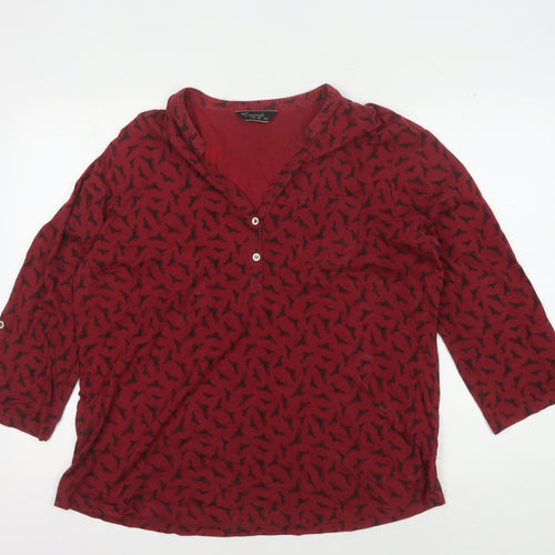 Originals Red Women's Button-Up Top Size 20