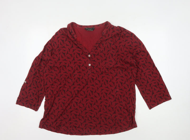 Originals Red Women's Button-Up Top Size 20