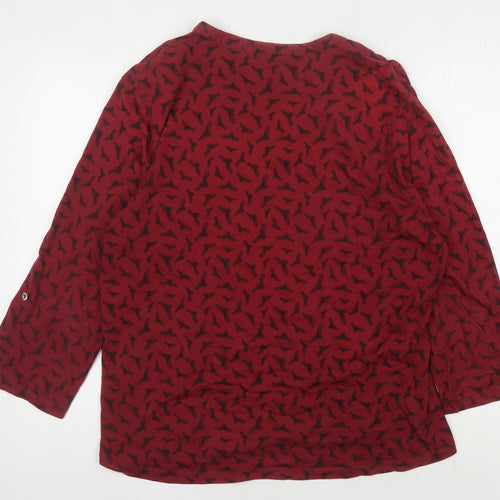 Originals Red Women's Button-Up Top Size 20