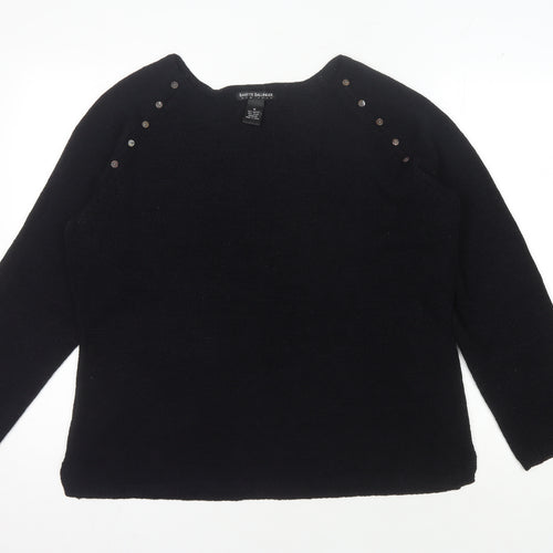 Babette Ballinger Women's Black XL Pullover Jumper