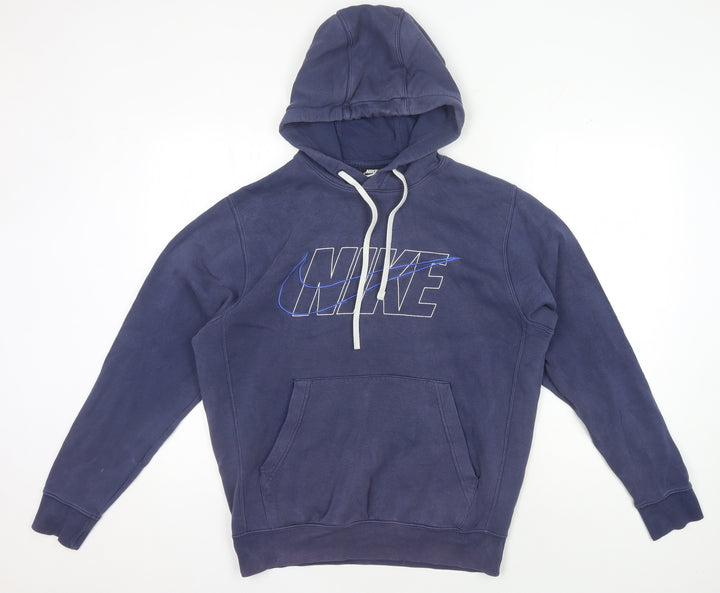 Nike Men's Blue Pullover Hoodie Size S