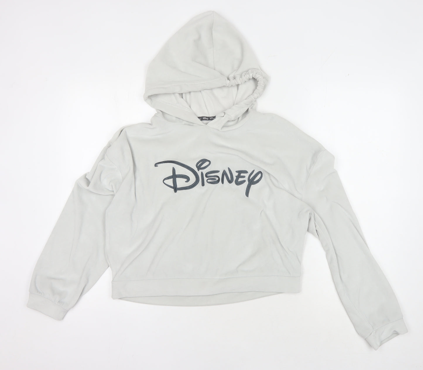 Disney Women’s Grey Hooded Long Sleeve Top