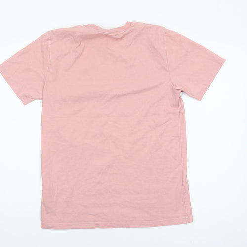 Carhartt Men's Pink Logo T-Shirt, Size S