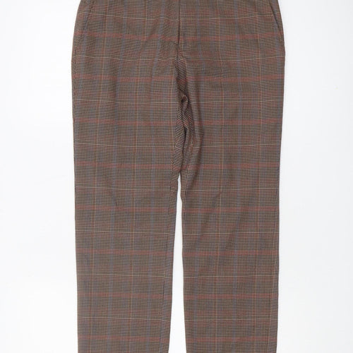Next Men's Multicoloured Check Trousers Size 30