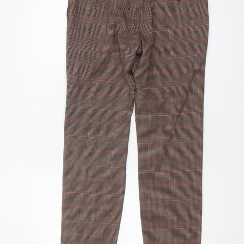 Next Men's Multicoloured Check Trousers Size 30