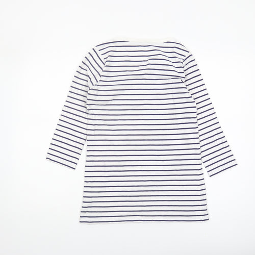 Noisy May Women's Striped Boat Neck T-Shirt, Size 14