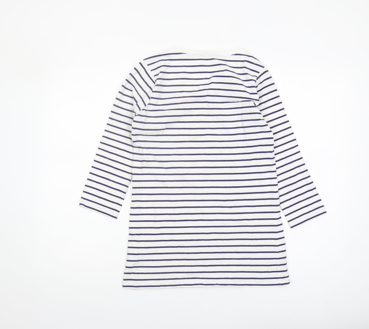 Noisy May Women's Striped Boat Neck T-Shirt, Size 14