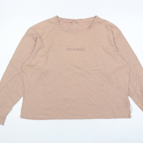Kathmandu Women's Beige XL Long Sleeve T-Shirt