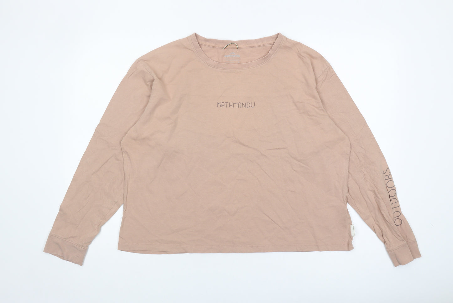 Kathmandu Women's Beige XL Long Sleeve T-Shirt