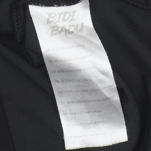 Bidi Badu Girls Black V-Neck T-Shirt Modal Blend - 11-12 Years