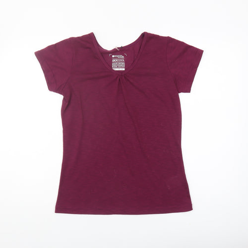 Mountain Warehouse Women's Purple Basic T-Shirt Size 10