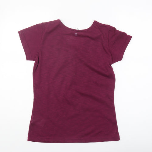 Mountain Warehouse Women's Purple Basic T-Shirt Size 10