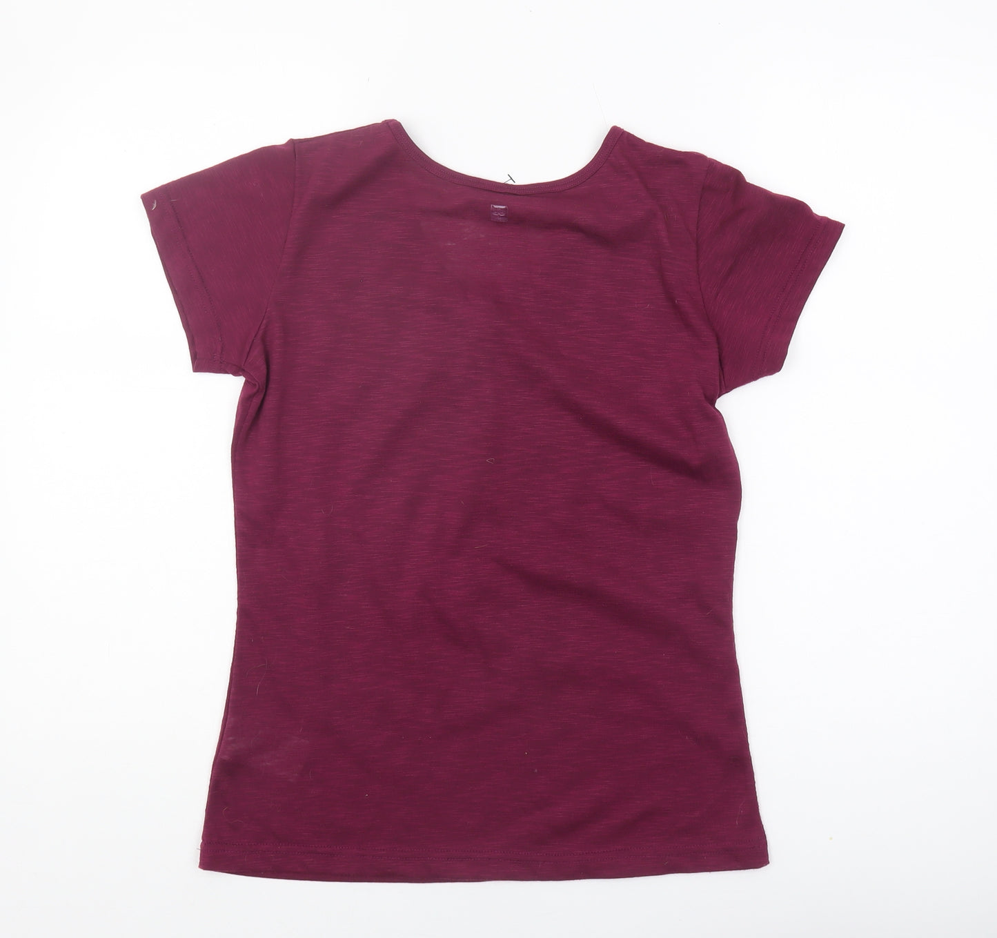Mountain Warehouse Women's Purple Basic T-Shirt Size 10