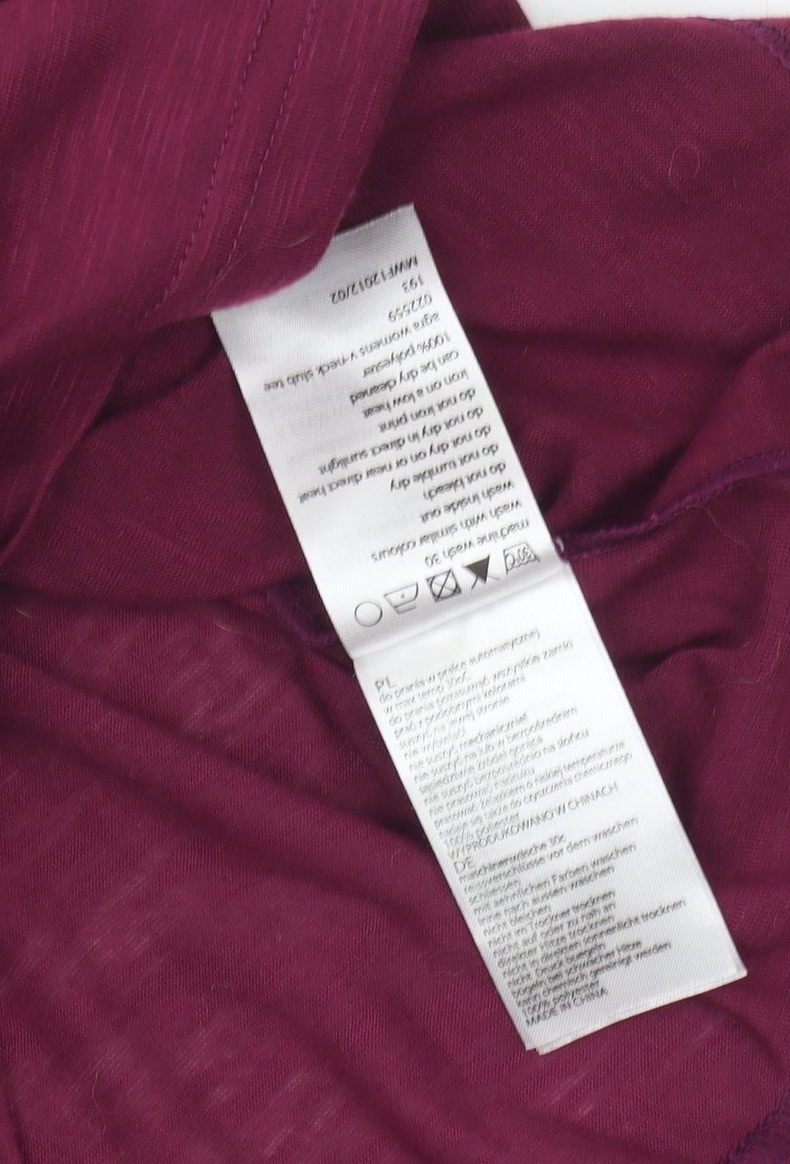 Mountain Warehouse Women's Purple Basic T-Shirt Size 10