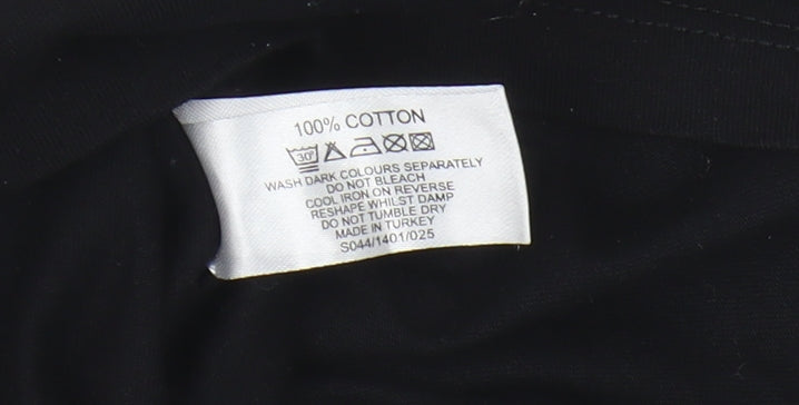 Select Women's Black T-Shirt, Size 12, Crew Neck, Sequined