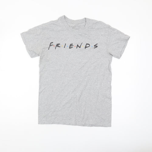 Friends Grey T-Shirt S - Classic TV Show Graphic Tee
