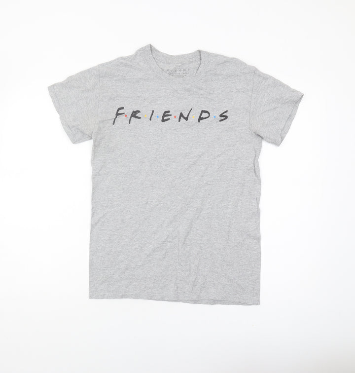 Friends Grey T-Shirt S - Classic TV Show Graphic Tee