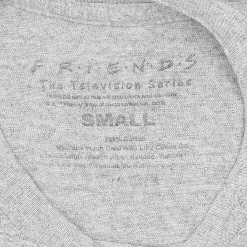 Friends Grey T-Shirt S - Classic TV Show Graphic Tee