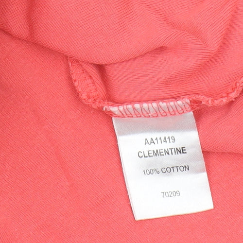 Cotton Traders Women's Red T-Shirt Size 20 Basic Style