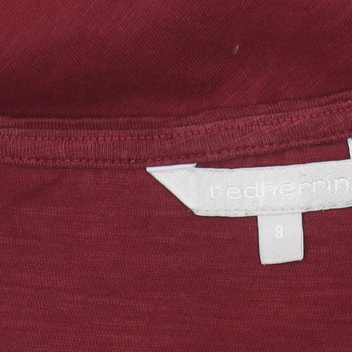 Red Herring Women's Red Size 8 Basic T-Shirt
