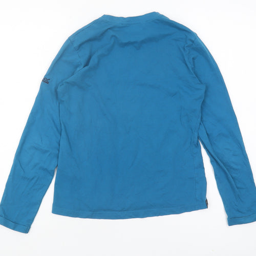 Regatta Girls Blue Graphic Long Sleeve T-Shirt, 12 Years