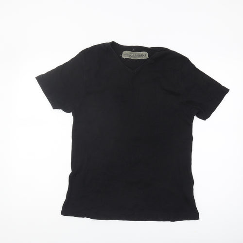 Designers Debenhams Men's Black T-Shirt L V-Neck
