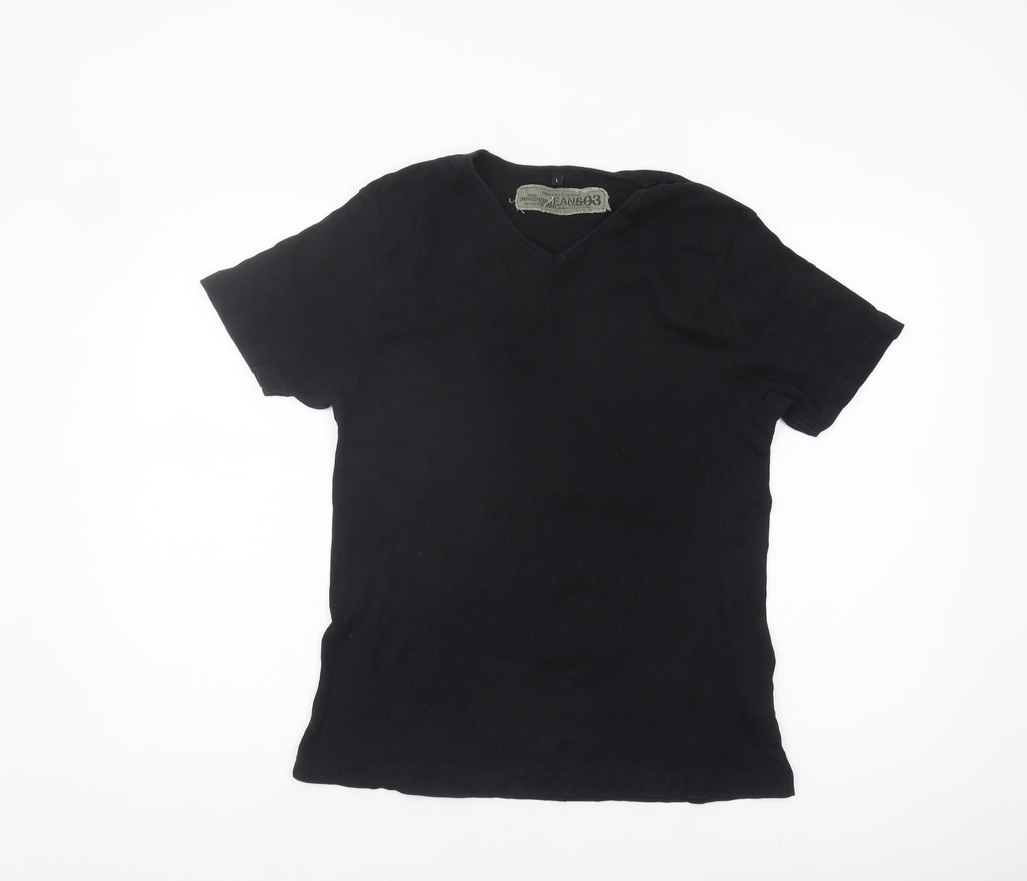 Designers Debenhams Men's Black T-Shirt L V-Neck