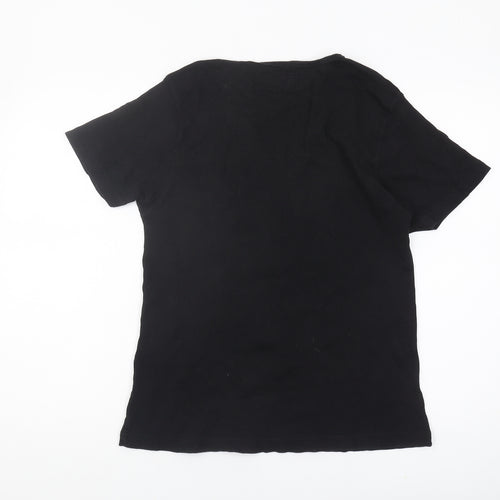 Designers Debenhams Men's Black T-Shirt L V-Neck