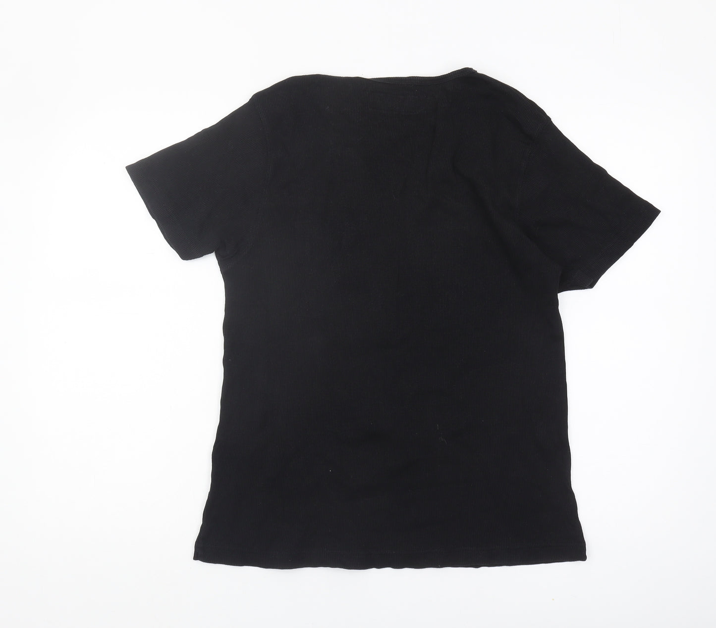 Designers Debenhams Men's Black T-Shirt L V-Neck