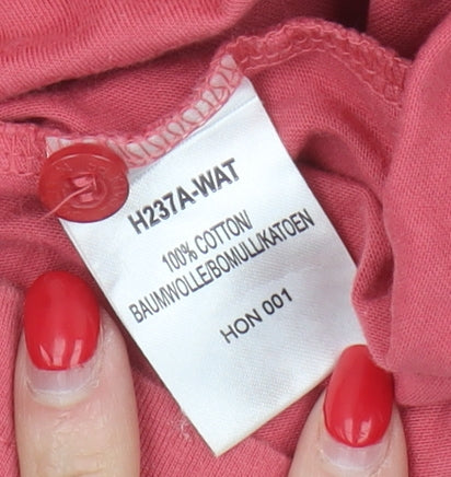 Cotton Traders Men's Red 2XL Henley T-Shirt