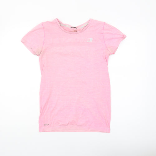 Karrimor Women's Pink T-Shirt Size 12 Athletic Fit