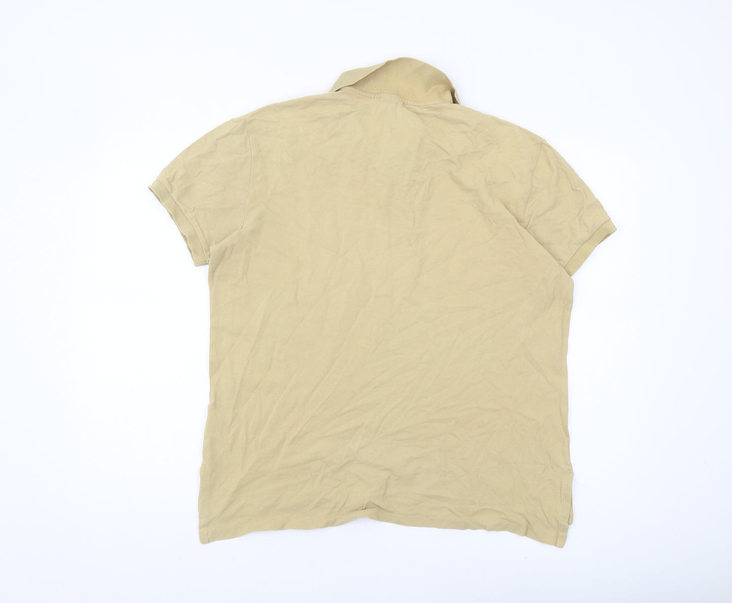 Ralph Lauren Men's Beige Polo L Regular Fit