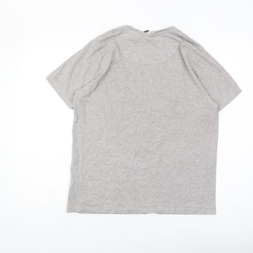 883 Police Men's Grey Graphic T-Shirt, Size M