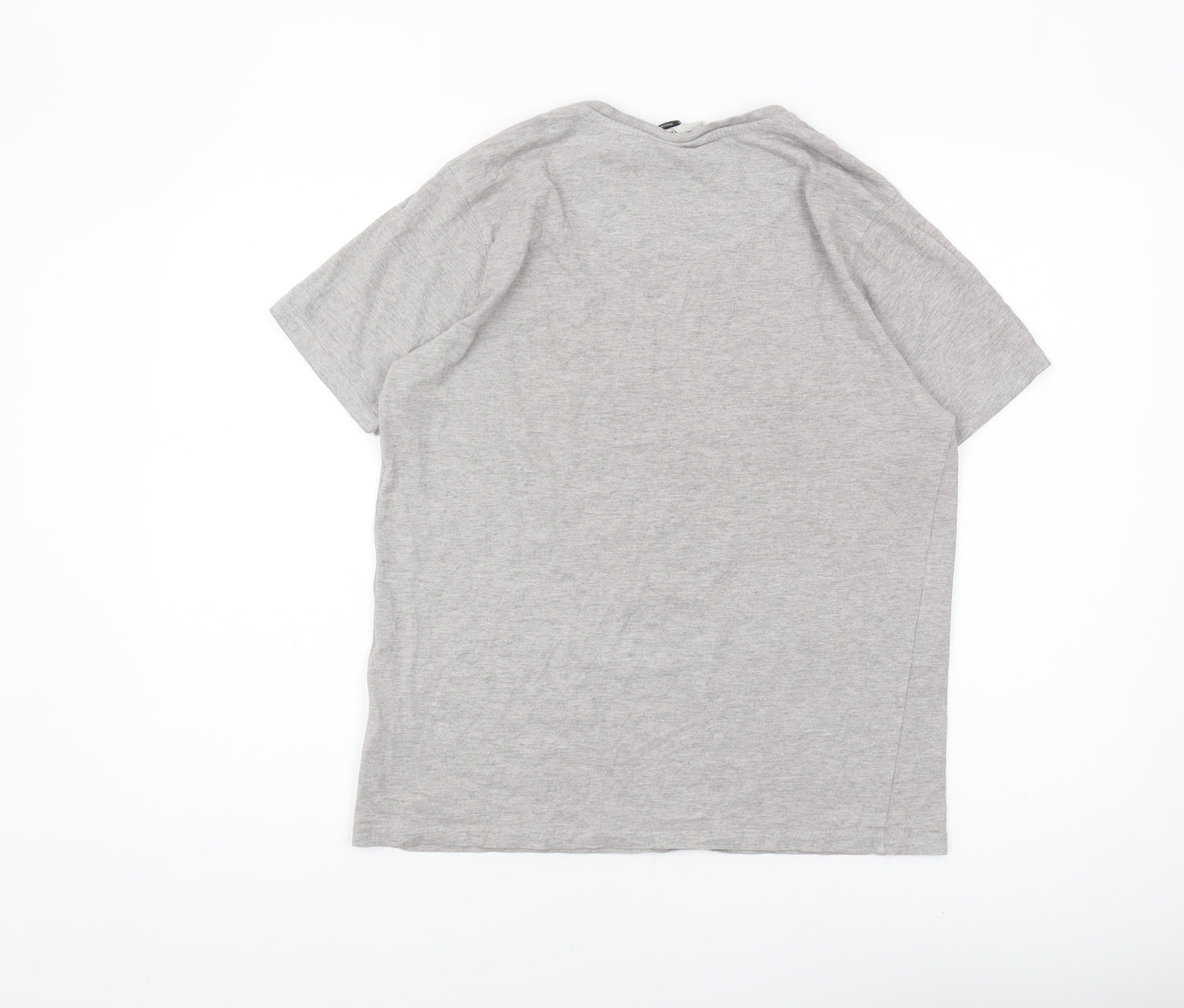 883 Police Men's Grey Graphic T-Shirt, Size M