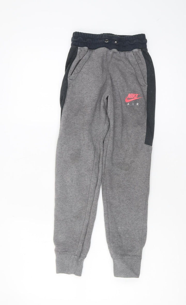 Nike Boys Grey Jogger Trousers 10-12 Years