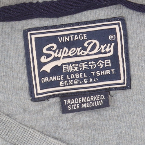 Superdry Men's Grey Medium Vintage T-Shirt