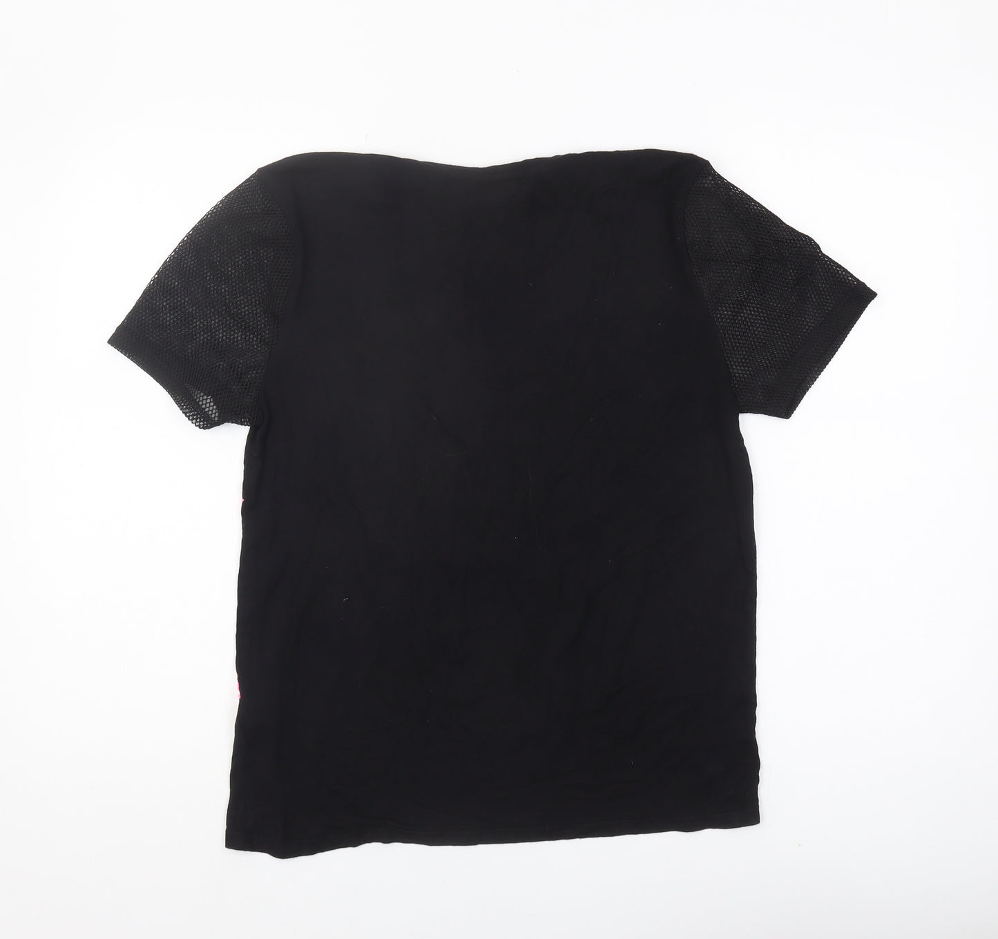 New Look Girls Black Graphic Jersey T-Shirt 12-13 Years