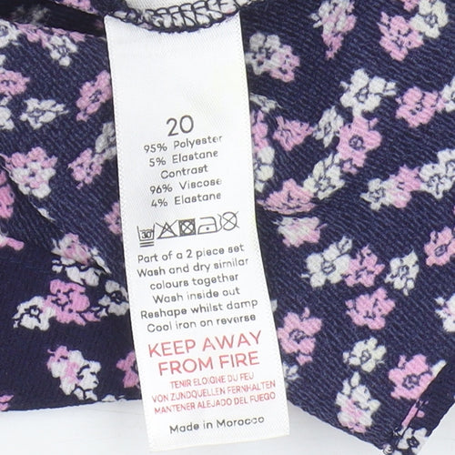 Bonmarché Women's Floral Multicolour Tunic Blouse Size 20